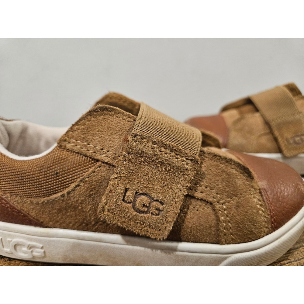 UGG Rennon Low Toddler Sneakers Chestnut Brown Suede Leather 1117454T‎ Size 11 - Picture 8 of 8